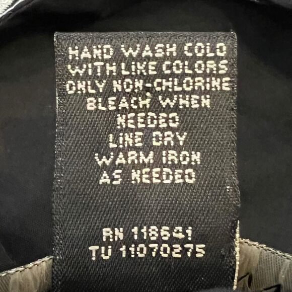 Lane Bryant Plus Black V-Neck Tie Back Top with Embroidery 18 - Picture 7 of 7